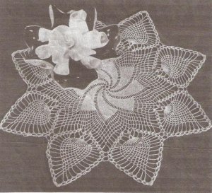 Crochet Doily in Pineapple Pattern | FaveCrafts.com