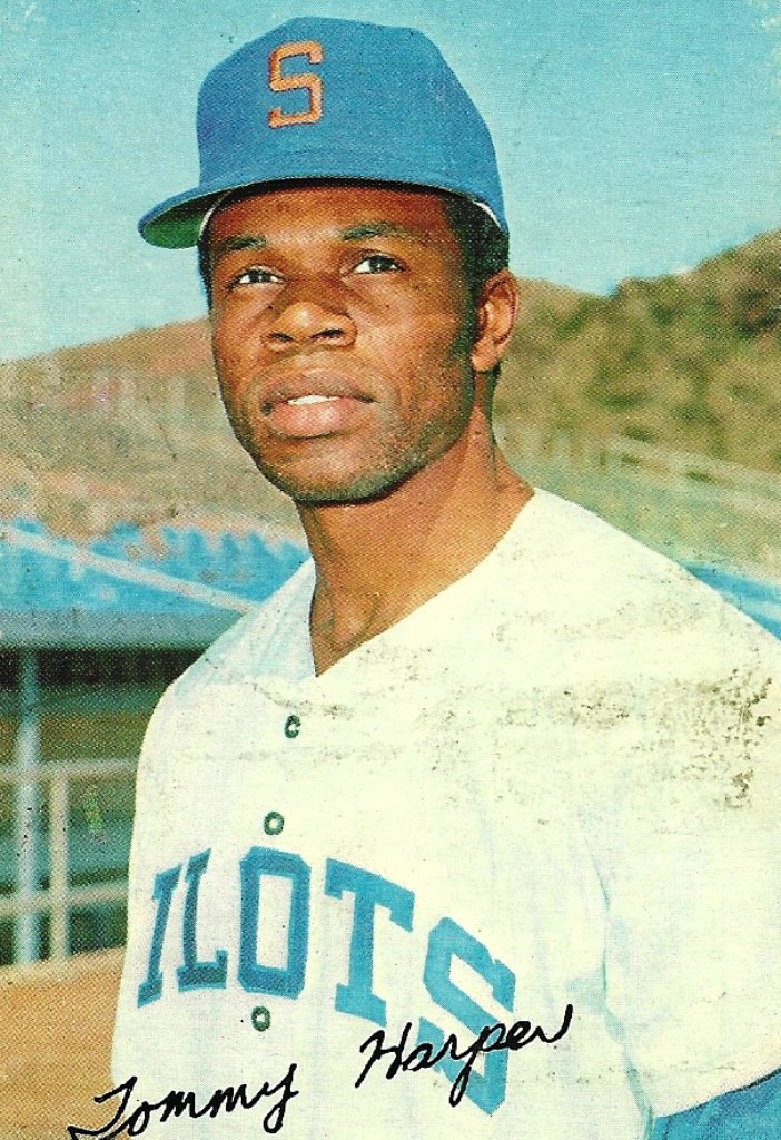 Tommy Harper Seattle Pilots Topps Super Baseball Card