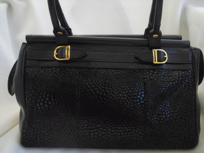 Argentina Black leather Satchel