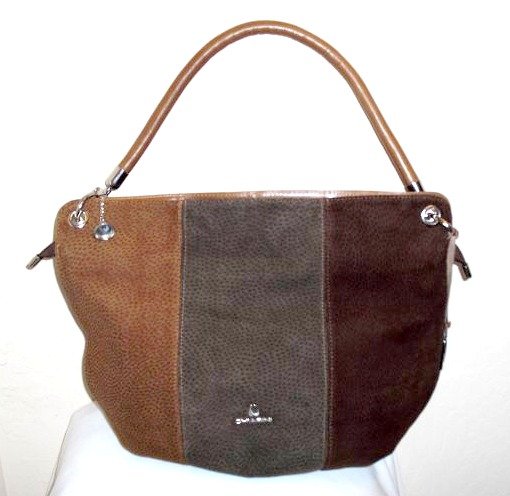 Chiarini- brown, tri-color calf leather Tote
