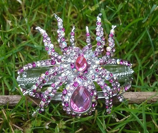 TARANTULA SPIDER BRACELET PINK BEADS SWAROVSKI CRYSTAL