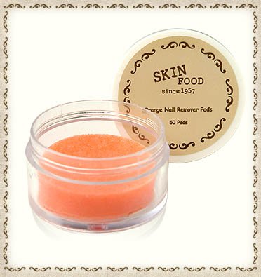 Orange Nail Remover Pads