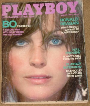 Playboy Magazine - August 1980 (B) Bo Derek, Ronald Reagan, NFL ...