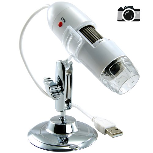 USB Digital Microscope with Super Macro + LED Light