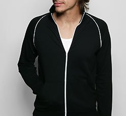 American Apparel 5455 Extra Large Black/White