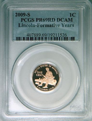 2009-S PCGS PR69DCAM Formative Years RED deep cameo
