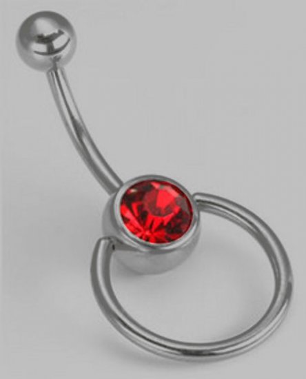 Crystal Gem slave Belly Navel Ring
