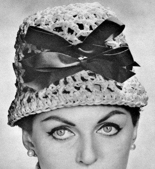 Vintage Crochet Cloche Hat PDF Pattern