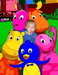8x10 Customized Backyardigans Poster Featuring your child's picture