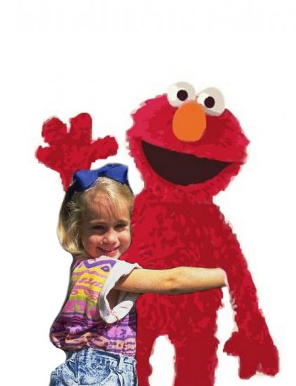 16x20 Customized Elmo Poster Featuring your child's picture