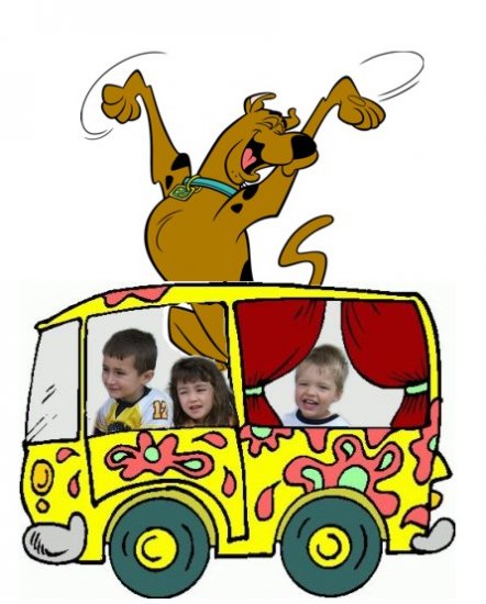16x20 Customized Scooby Doo Poster Featuring your child's picture on Vinyl