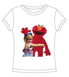 Customized Character t-shirt featuring your child & favorite character