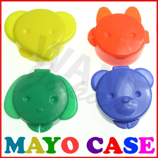 MAYONNAISE CASE Sauce Animal Japanese for Bento Box NEW
