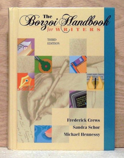 The BORZOI HANDBOOK FOR WRITERS - 3rd Edition ! - LN - book