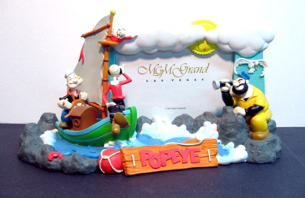 Popeye - MGM Grand - Picture Holder- Real Nice - EC !