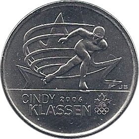 Canada 2009 - Cindy Klassen Olympic Moment #3 non-colored quarter