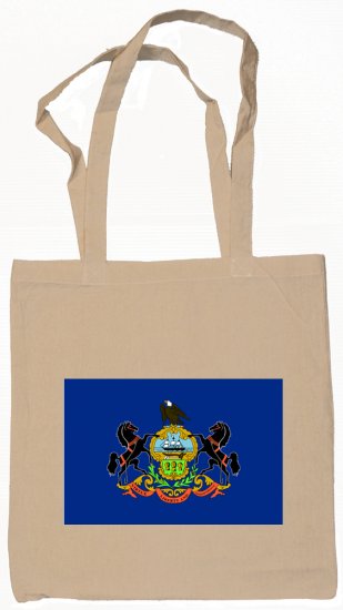Pennsylvania State Flag Tote Bag