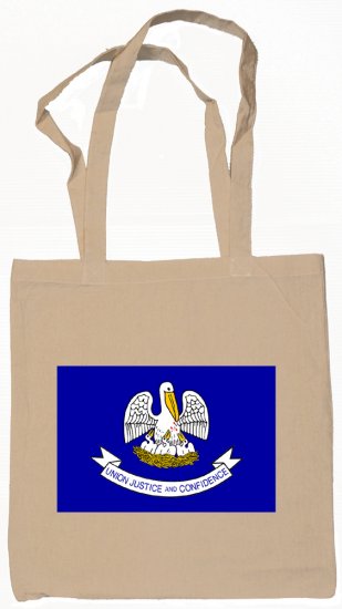 Louisiana State Flag Tote Bag