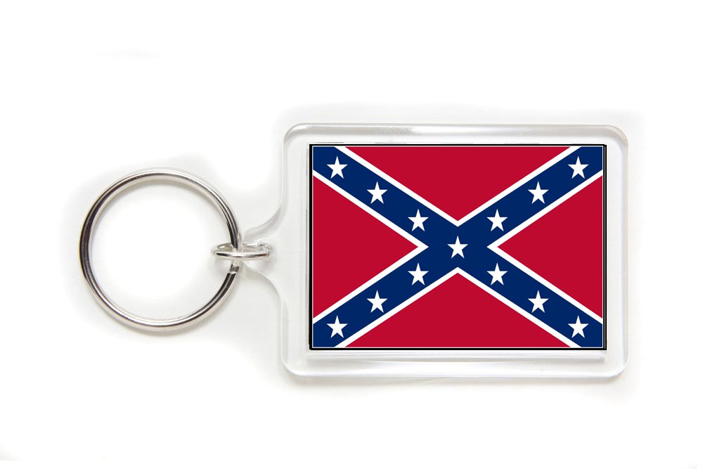 Confederate Rebel Flag Key RingMedium