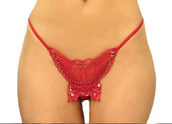 Butterfly Thong Various Colors One Size Fits All