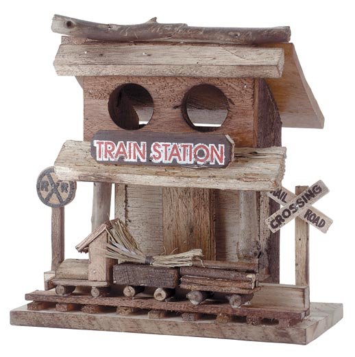 30661 Train Station Birdhouse