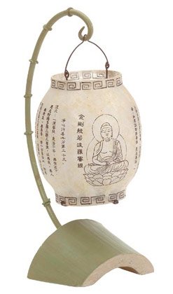 30234 Alabastrite Bamboo Lantern