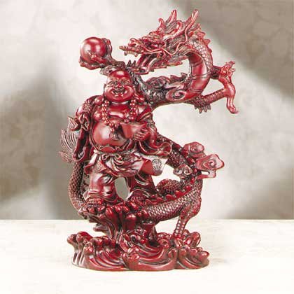 31348 Hong Tze Happy Buddha And Dragon