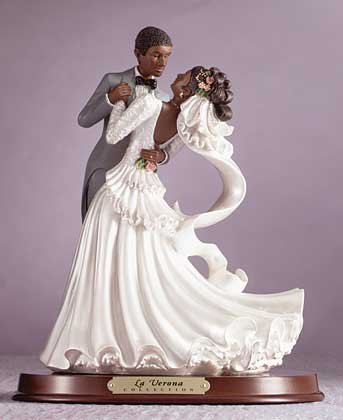 29319 Alabastrite Afro-American Bride & Groom