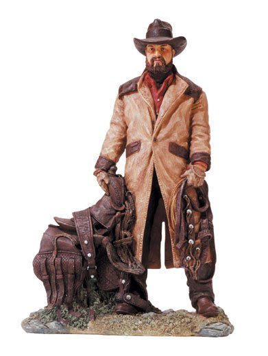 30737 Alabastrite Cowboy With Saddle
