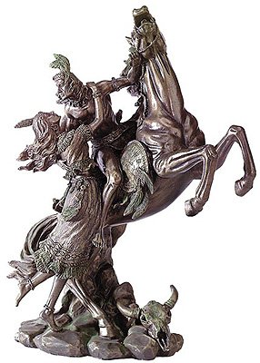 30087 Alabastrite Warrior On Horse