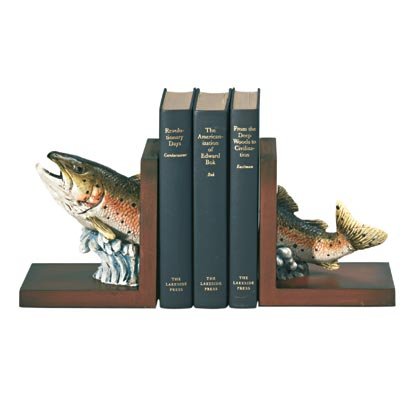 35132 Wood Trout Bookends