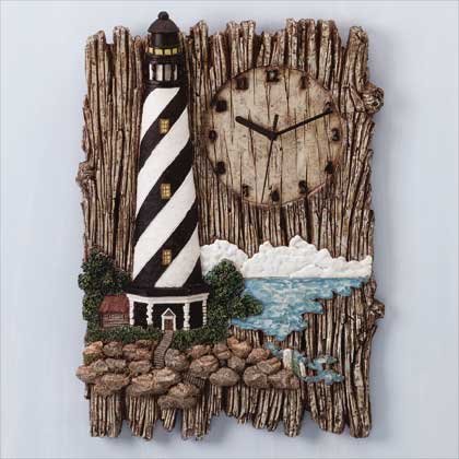 31415 Alabastrite Lighthouse Wall Clock
