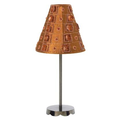 35551 Brown Satin Lamp