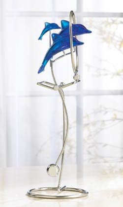 35741 Large Blue Dolphin Swing