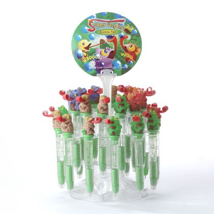 35374 2 DZ Snippy Serpent Bubble Pens with Stand (Retail - 2.99ea.)