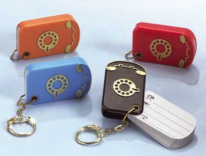 20223 3 DZ Telephone And Address Key Rings (Retail - 0.99ea.)