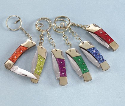 20926 1 DZ Key Ring Pocket Knifes (Retail - 1.79ea.)