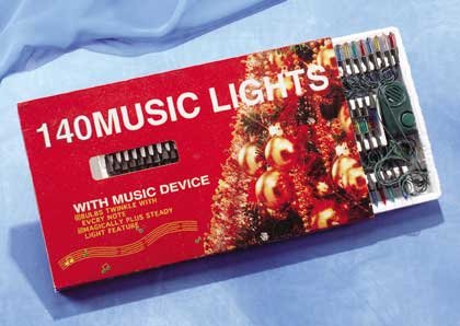 25834 140 Musical Christmas Lights