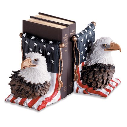 29193 Alabastrite American Eagle Bookends