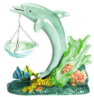 30119 Porcelain Oil Burner - Dolphin