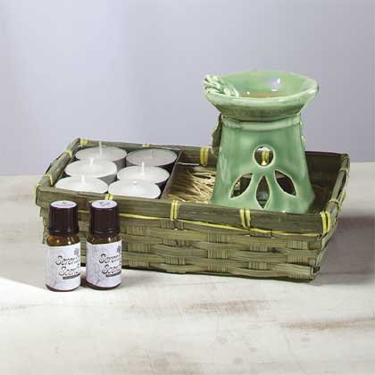 31033 Ceramic Oil Burner - Frog