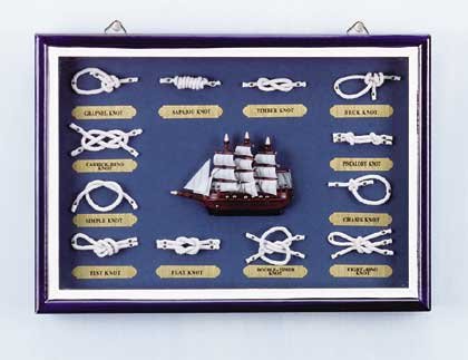 31231 Wood Nautical Shadow Box