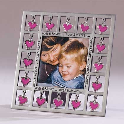 31324 Hugs And Kisses Pewter Photo Frame