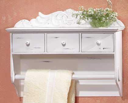 31583 Shabby Elegance Spice Towel Holder