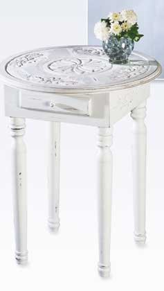 31585 White Wood Side Table