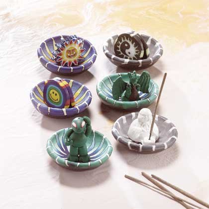 31823 6 Incense Burners (Retail - 3.99ea.)