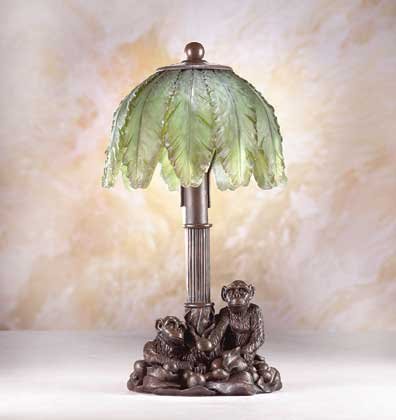 32174 Monkeys and Palm Tree Lamp