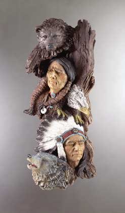 32337 Spirit of The Woods Wall Plaque