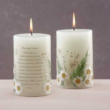 33080 Scented Candle - Marriage with Dried Flowers