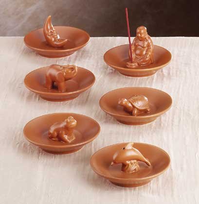 33148 1-Dozen Terra Cotta Incense Holders (Retail - 5.95ea.)